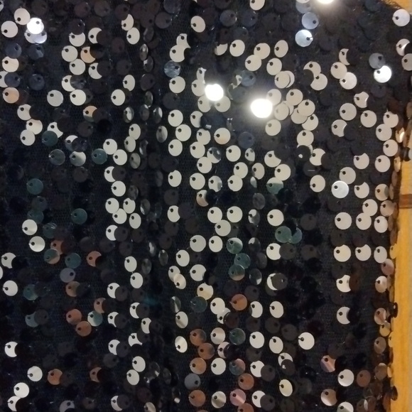Women's Banana Republic Black Sequins Dress - Picture 4 of 4